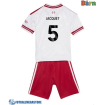 Fotballdrakt Barn Liverpool Jeremy Jacquet #5 Bortedraktsett 2026-27 Kortermet (+ Korte bukser)
